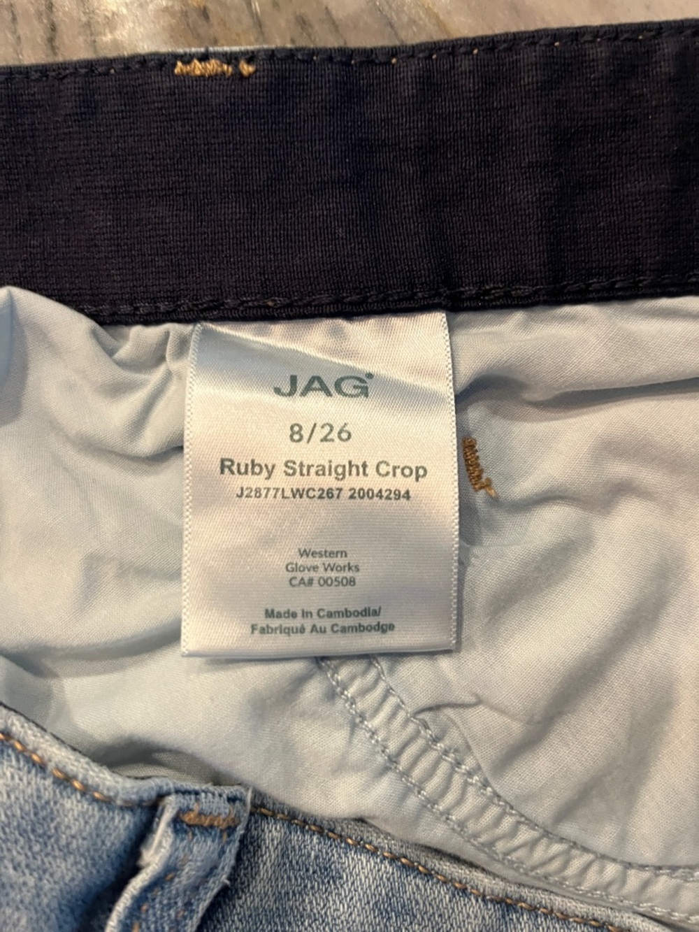 JAG "Ruby" Straight Crop Jeans - SIZE 8/26 INSEAM - Picture 8 of 11